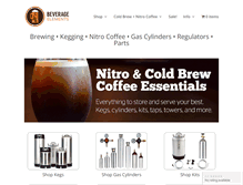 Tablet Screenshot of beveragelements.com